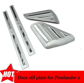 

Stainless Steel Car Door Sill Scuff Plate Pad Car Threshold Car Door Sill Protector Sill For Land Rover Freelander 2 2008-2016