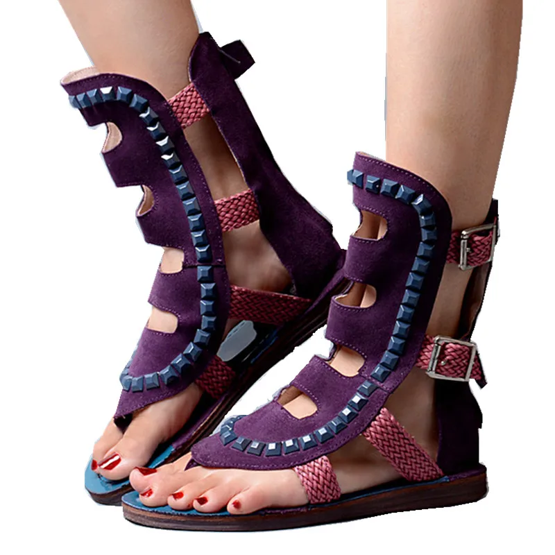 gladiator flat sandals for women