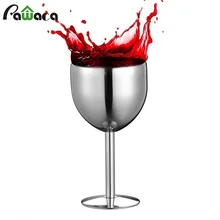 Бокал для вина из нержавеющей стали es 240 мл металлические небьющиеся бокалы для красного вина, бокалы для шампанского, коктейлей, напитков, барная посуда