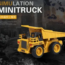 Крутой микро Радиоуправляемый автомобиль игрушки для мальчиков электрический пульт дистанционного управления Инженерная модель грузовика