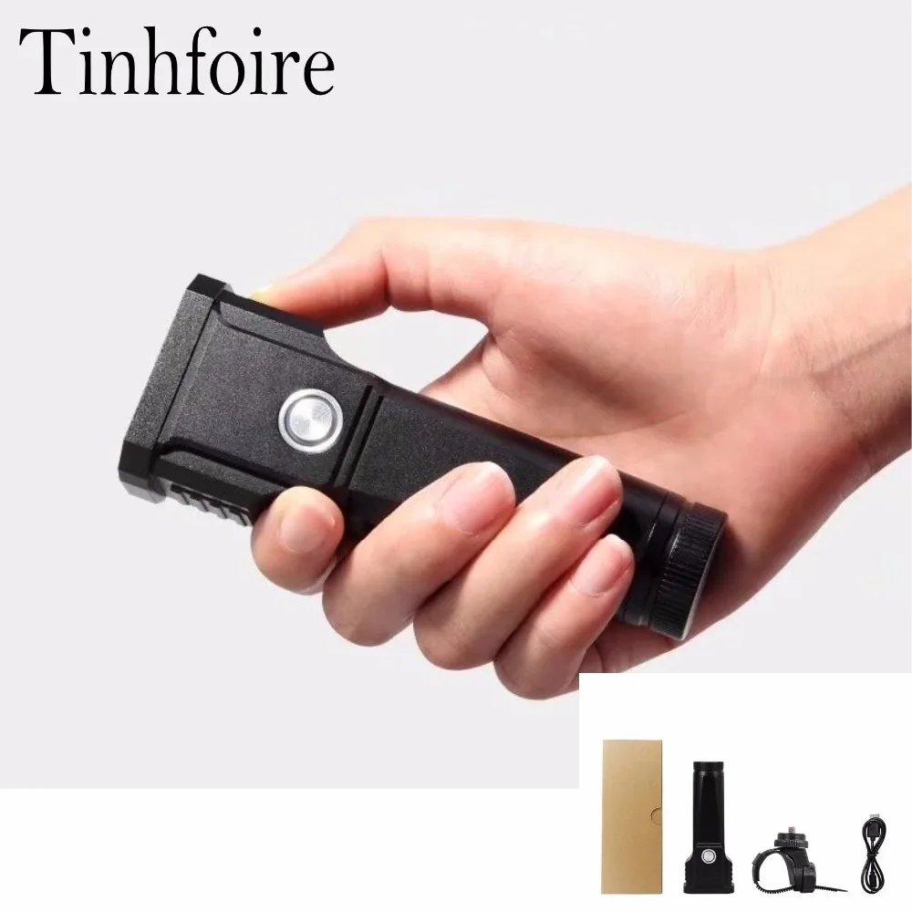 

Tinhofire Y16 CREE XML T6 LED 1000 Lumens 3-mode LED Waterproof USB Rechargeable 18650 Flashlight Torch Lamp Camping Bike Light