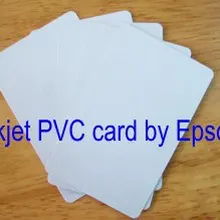 Двойной двухсторонняя струйная печать печати пустой белый 0,76 мм Тонкий струйный ПВХ ID-Карты Струйный Принтер, 230 шт./лот