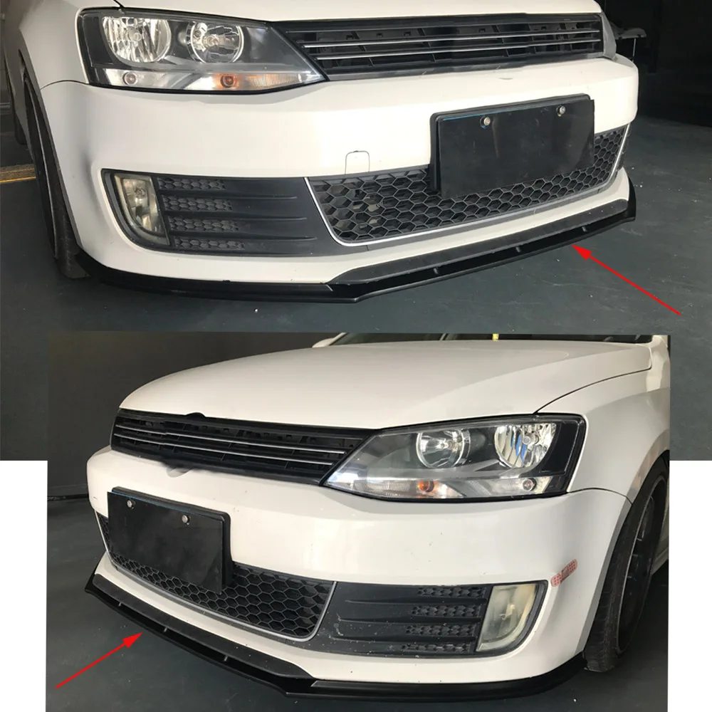Автомобильный передний спойлер из углеродного волокна для Volkswagen VW Jetta GLI MK6 Седан 4
