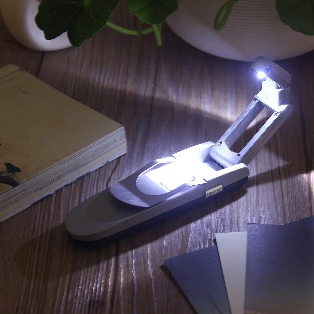 

Portable Bright Clip Adjustable LED Book Desk Light Reading Booklight Lamp JA55