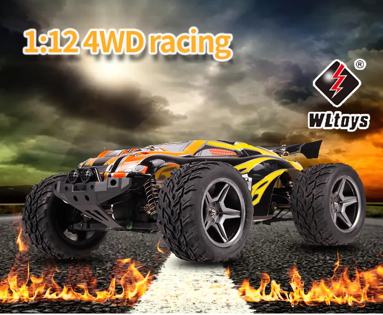 WLtoys 12404 2,4G 4CH 1:12 4WD RC автомобиль электрический четыре колеса скалолазание гусеничный RC внедорожный вождение автомобиля игрушки модели