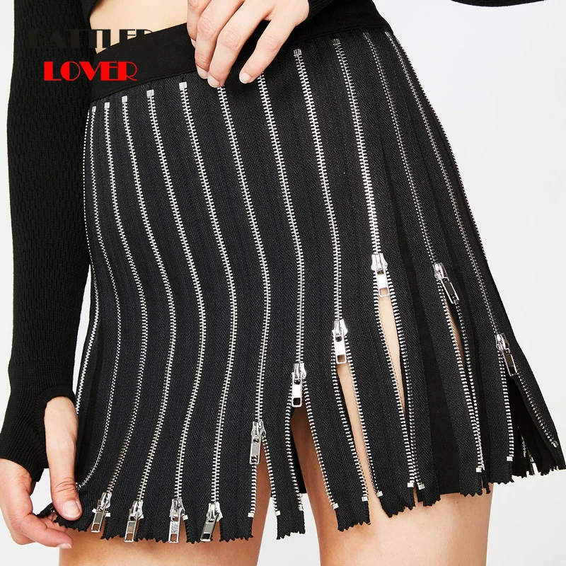 DIY Women Black Zipper Casual Mini Denim Skirt 2019 Summer New Bodycon Women Skirts Basic Pocket Jeans Skirt Mid Waist Skirts