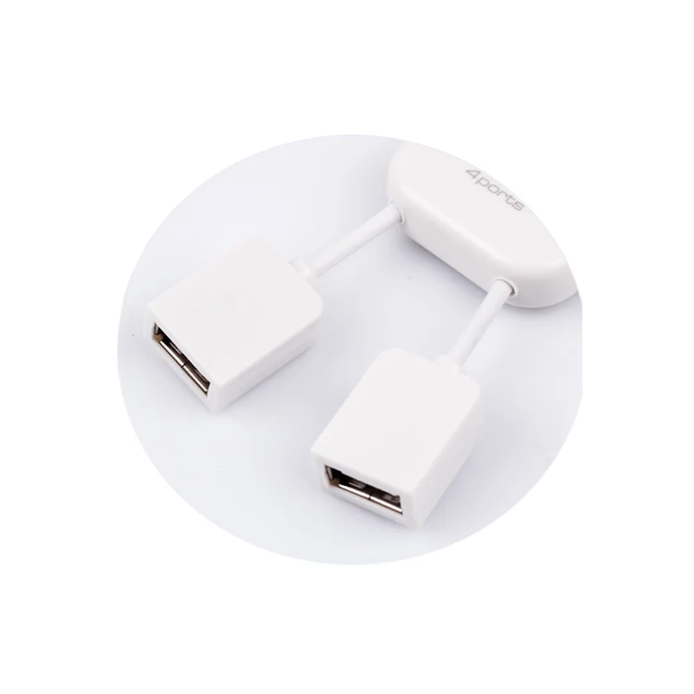 Высокоскоростной мини концентратор USB 2 0 4 порта портативный usb хаб 480 Мбит/с