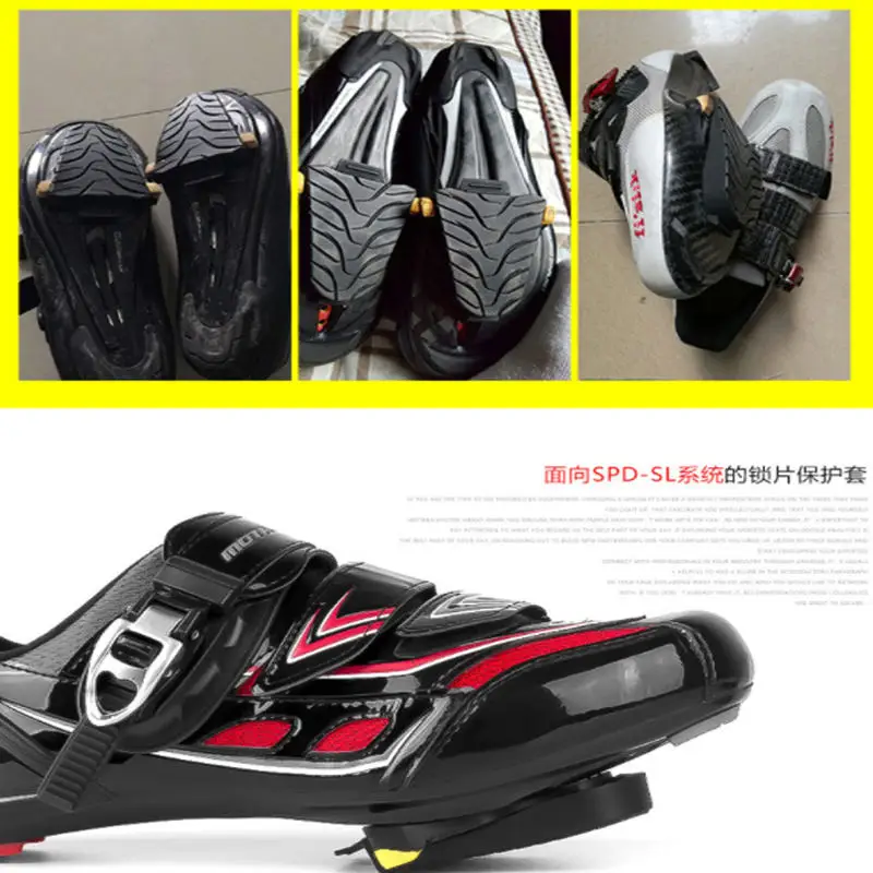

Road Cycling Parts Bicycle Pedal MTB Bike Road 1Pair Rubber Cleat Cover Cleats Covers Lock Protective Sleeve Bike Accessories
