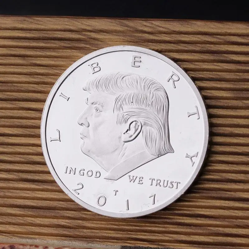 2017 сувенирные монеты памятный значок Дональда Трампа сувенир память главный