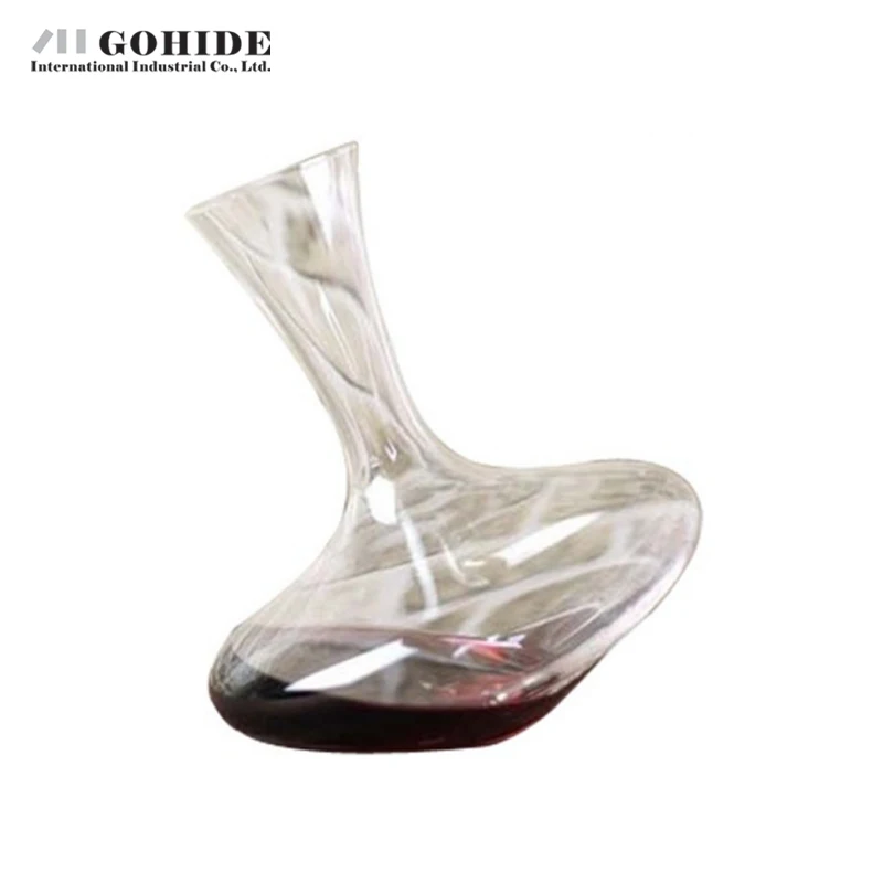 Gohide Wine Crystal Glass Decanters Hip Flask 1400ml Series Crystal Wine Glass Sobering Bar Accessories Wine