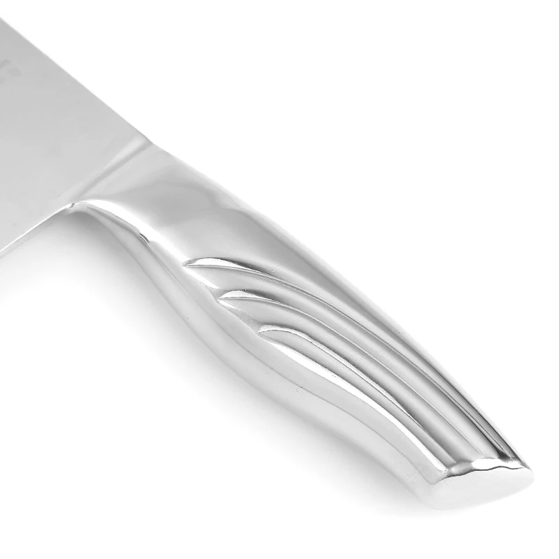 Shibazizuo SL2716-B 8,5 дюймовый китайский нож из нержавеющей стали для кухни, нарезки и нарезки кубиками-острый и плотный захват ручки