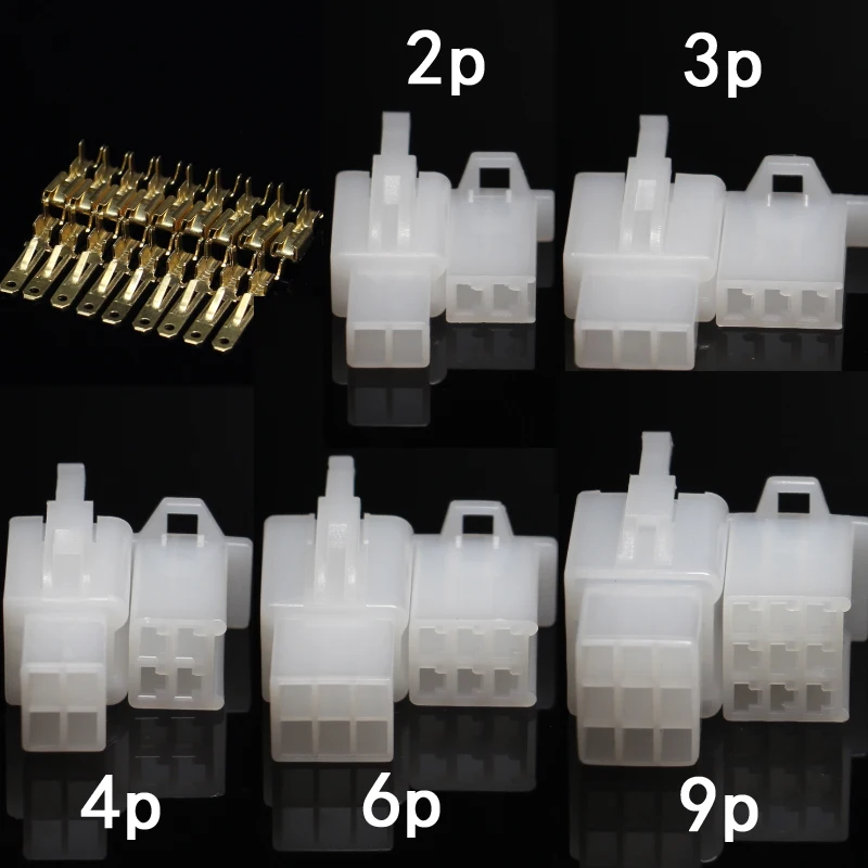 20sets 2.8mm 2/3/4/6/9 pin Automotive 2.8 Electrical wire Connector Male Female cable terminal plug Kits Motorcycle ebike car 20sets 2.8mm 2/3/4/6/9 pin Automotive 2.8 Electrical wire Connector Male Female cable terminal plug Kits Motorcycle ebike car