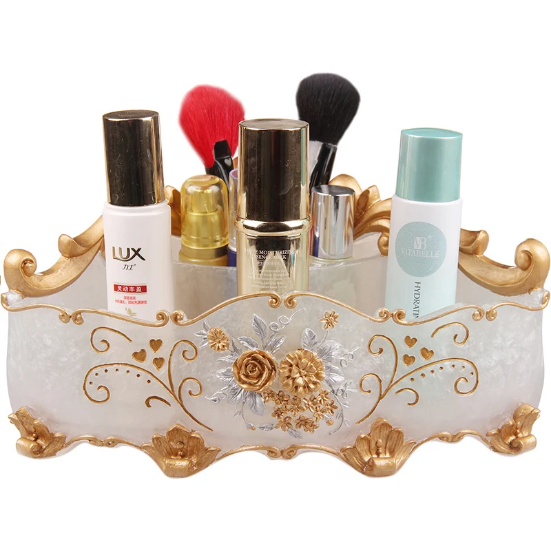 

Cosmetic storage box home European creative simple desktop storage box