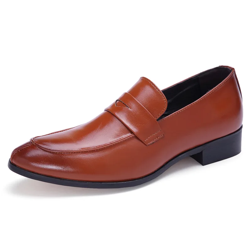 rouge Main Robe Richelieu Classique En 558 Masorini Mocassins De Bureau Des Mode marron Ww Party Hommes Chaussures Business Noir Cuir xwnnFH0Bq