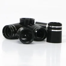 Гольф наконечники для утюгов вал/деревянный вал черный серебряный кольцо клюшки для гольфа Аксессуары 100 шт./упак