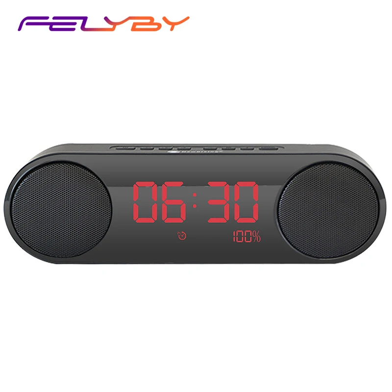 

FELYBY wireless bluetooth speaker portable speaker Subwoofer Alarm Clock mini Computer Car Speaker Audio stereo speaker