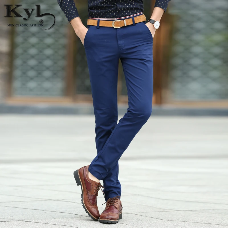 2018 Mens Casual Cotton pant Male full length pants Summer