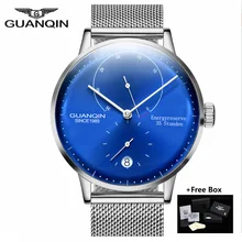 GUANQIN Top Brand Luxury Watch Men Automatic Date Full Stainless Steel Watch Man Fashion Mechanical Watches relogio masculino GUANQIN Top Brand Luxury Watch Men Automatic Date Full Stainless Steel Watch Man Fashion Mechanical Watches relogio masculino