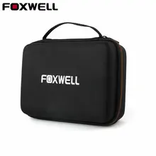 حافظة حمل حماية صلبة لقارئ رمز FOXWELL NT301 Obd2 تحقق من ضوء المحرك الماسح الضوئي ألياف البوليستر و EVA حافظة متميزة