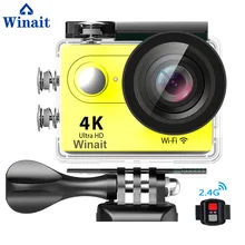 Winait Hot Sell Super 4K WIFI Digital Action Video Camera with 2.0” TFT Display 170 Degree Wide Angel Sports Video Camera