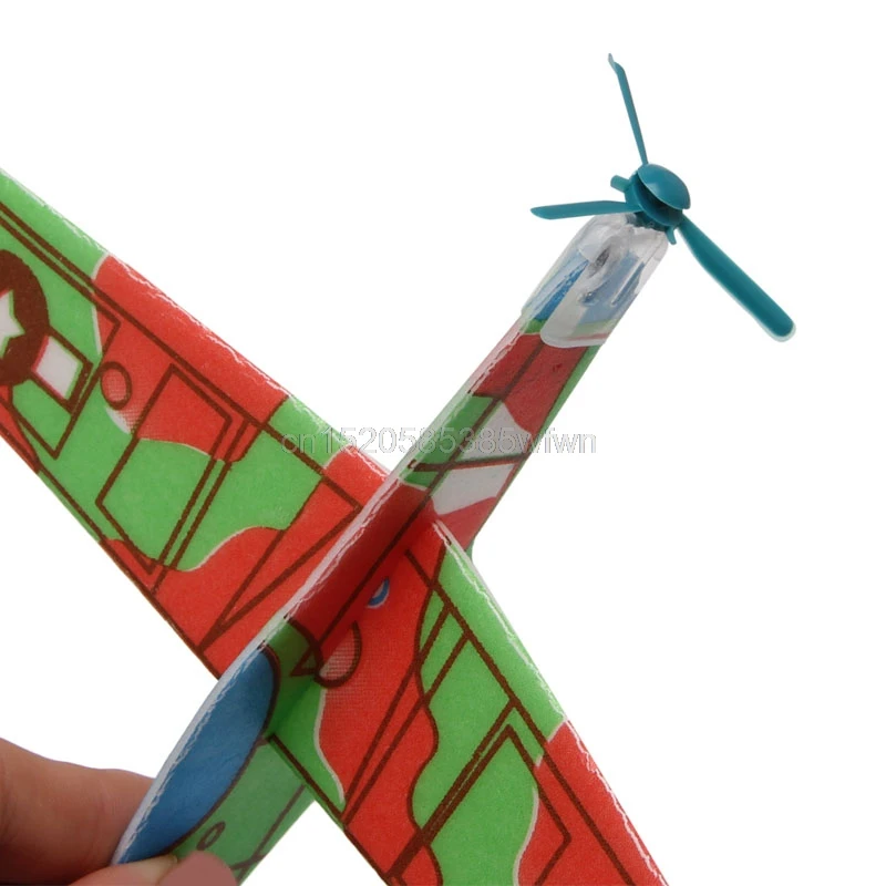 4 шт. Дети DIY мини пена ручной Flying самолеты планер развивающие игрушки модель # HC6U