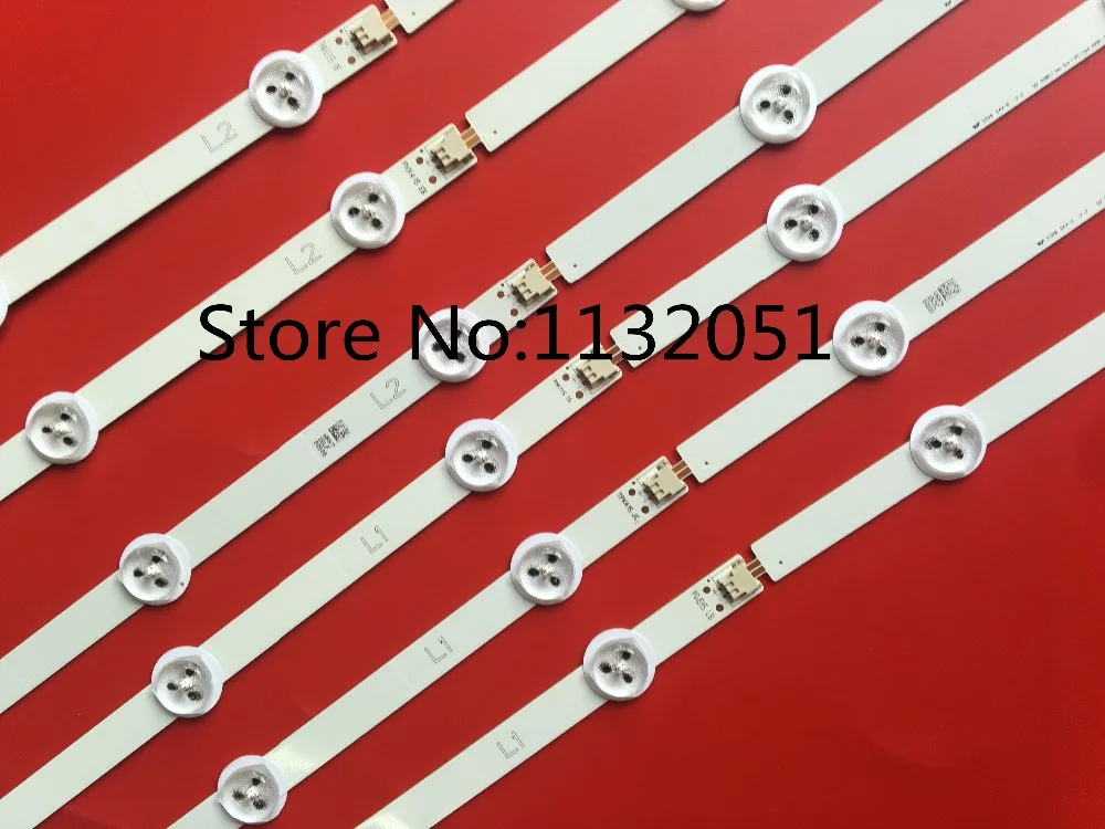 100% Новый оригинальный 12 шт (3 * R1 3 L1 R2 L2) светодиодный подсветки для 6916L 1273A 1241A 1276A 1272A