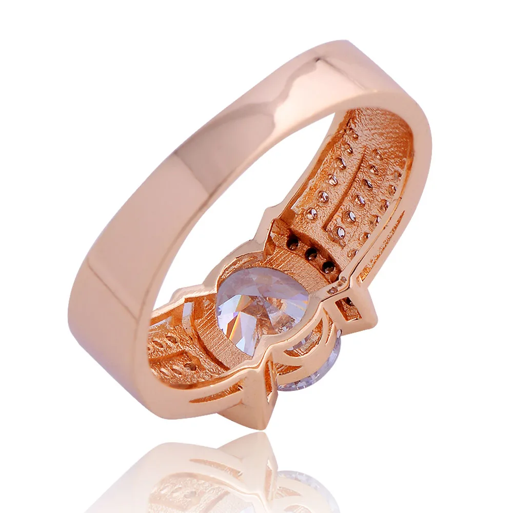 Banquet Ring Rectangle Ring Luxury Yellow Jewelry Ring For Women Size 7-9 (JewelOra )