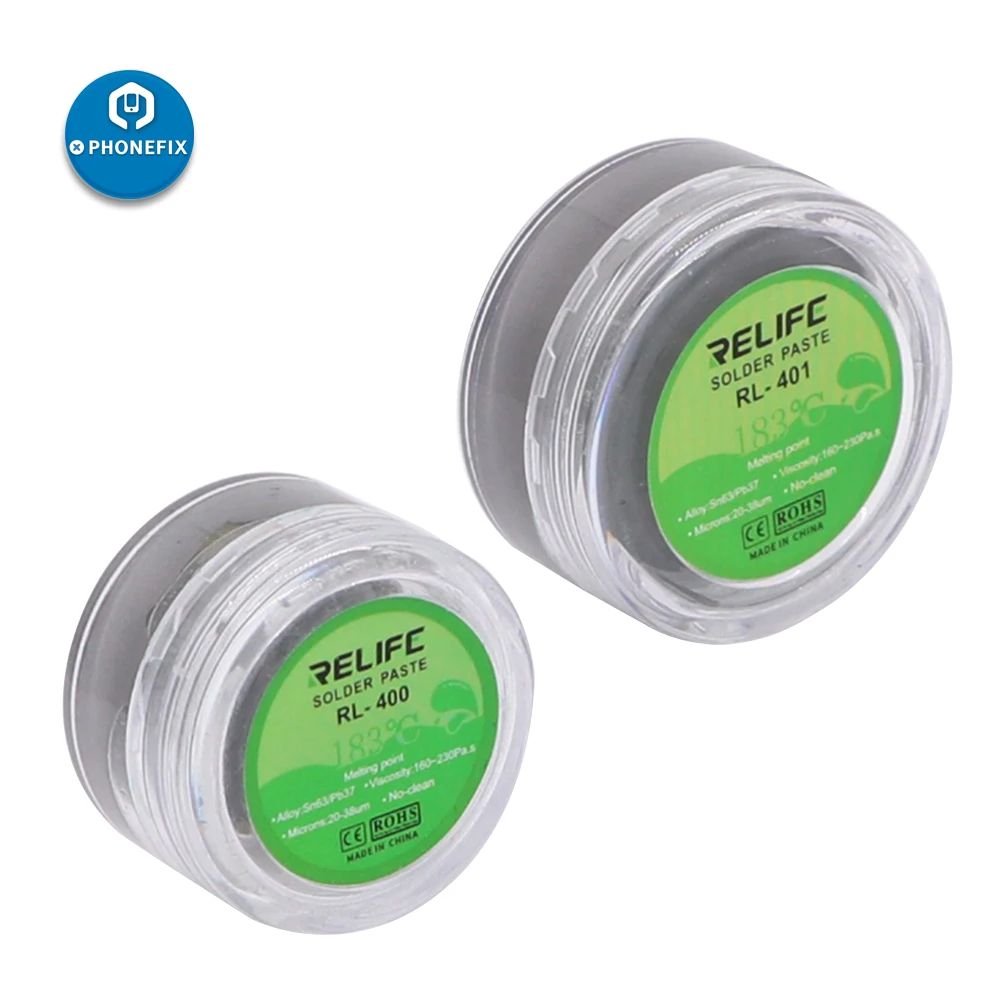 RELIFE 183°C Solder Paste Sn63 No-Clean Lead-Free Medium Temperature Soldering Flux Paste Phone BGA Soldering repair miller infinity welding helmet