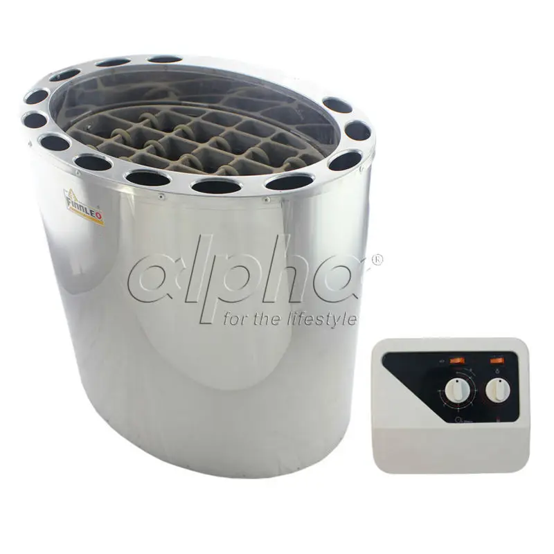  Free shipping 4.5KW380-413V 50HZ SUS sauna heater with SWITCH controller comply with the CE standar