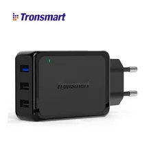 for Qualcomm Certificated Tronsmart W3PTA 3 Port USB Charger Quick Charge 3 0 QC3 0