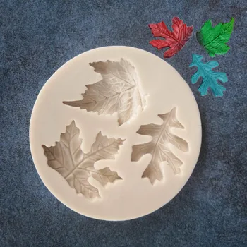 

DIY Maple Fondant Silicone Mold Cake Chocolate Silicone Mold Baking Decoration Tool A1472