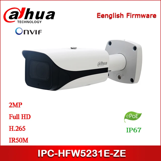 $US $184.24  Dahua IP camera 2MP IPC-HFW5231E-ZE security camera WDR IR Bullet Network Camera