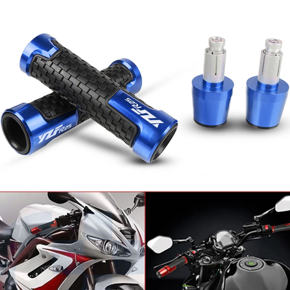 

For YAMAHA YZF R25 2015-2017 2016 Motorcycle Accessories Motorbike CNC Aluminum Handlebar Hand Grips CNC Handle Bar Ends Weights