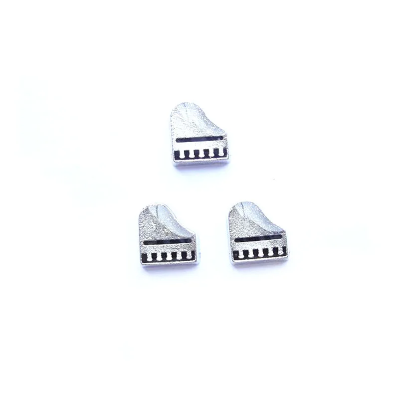 

20pcs/lot DIY Fashion Alloy Piano Charm For Floating Living Memory Locket