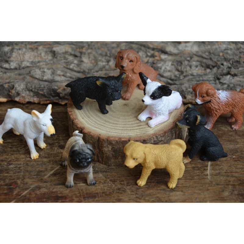 Livraison Gratuite Mignon Chien Pet Mini Chiffres 1 Pc Pvc Jouet Taureau Terrier Roquet Corgi Labrador Gateau Partie De Voiture Bureau Decoration De La Maison Cadeaux Aliexpress