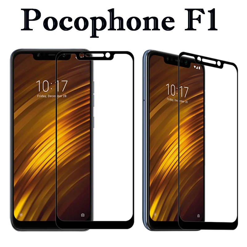 Закаленное стекло для Xiaomi Pocophone F1 защита экрана на Xiomi Pocophone F1 Poko F 1 1F Poco защитное стекло полное покрытие пленка