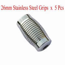 26 мм Татуировка рукоятка из нержавеющей стали с задней стволовой насадки для тату Поставка 307-6