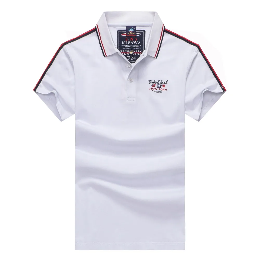 New Men's t shirts turn-down collar brand Tace & Shark t-shirt men Summer 2019 camiseta hombre 3D Embroidery casual tshirt male New Men's t shirts turn-down collar brand Tace & Shark t-shirt men Summer 2019 camiseta hombre 3D Embroidery casual tshirt male