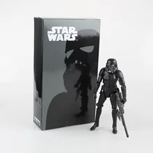 Star War Black Stormtrooper PVC Action Figures Collectible Model Toys 15.5cm KT1977