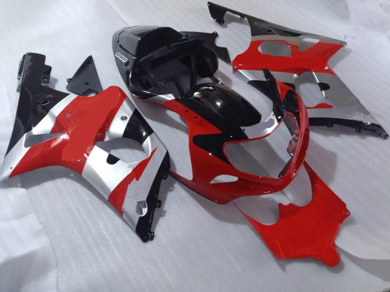 Набор обтекателей мотоцикла для GSXR1000 K2 00 01 02 GSXR 1000 2000 2001 2002 ABS Серебряный Красный