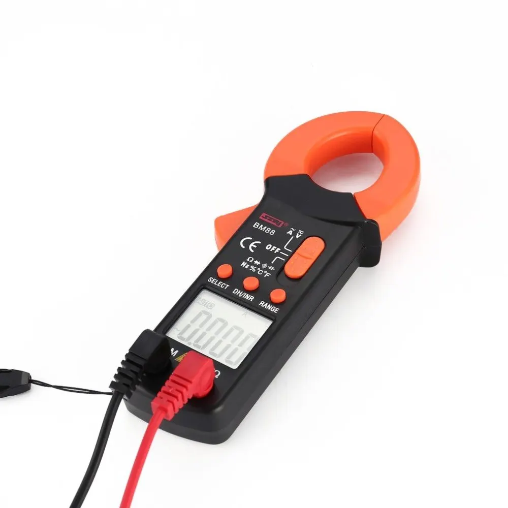 SZBJ BM87/BM88 Цифровой DC/AC клещи Портативный мультиметр Вольт Ампер Ом диод тестер