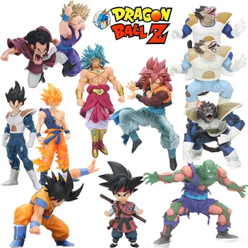 

10-21cm Dragon ball Z Figure Toys Super Saiyan Son Goku Gohan Vegeta Broly Action Figure Scultures BIG Budokai Tenkaichi 7 Model