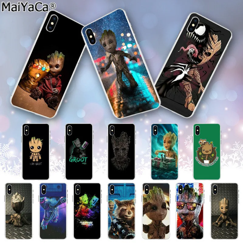 

MaiYaCa Guardians of the for Galaxy Marvel DIY Printing Drawing Phone Case for iphone 11 pro 8 7 66S Plus X XS MAX 5S SE XR