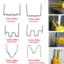 Высокое качество 100 шт. Горячая Сильный прочный устойчивый степлер скобы для пластик сварщик инструмент автомобиль поврежден бампер Ремкомплект#295480