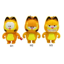 USB flash drive 128gb cartoon mini Garfield usb 2.0 4GB 8GB pen drive 16GB 32GB 64GB portable usb stick Pendrive free shipping garfield large