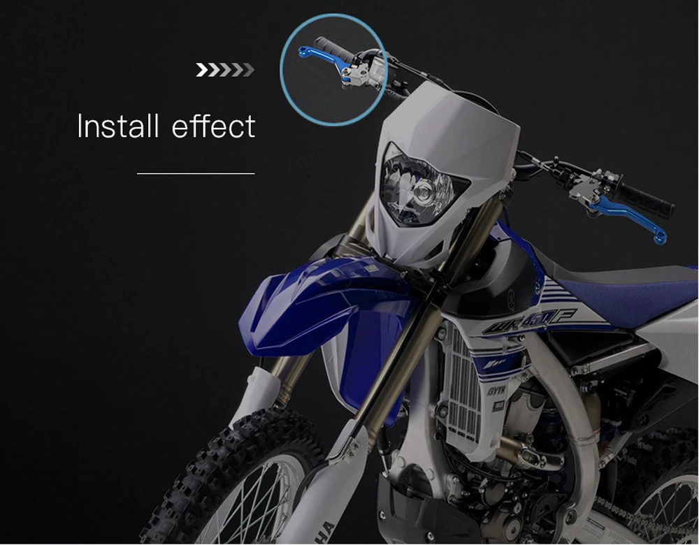 CNC Aluminum Dirt Bike Motocross Pit Bike Pitbike Brake Clutch Levers For Kawasaki KLX450R 2008-2009 klx 450r