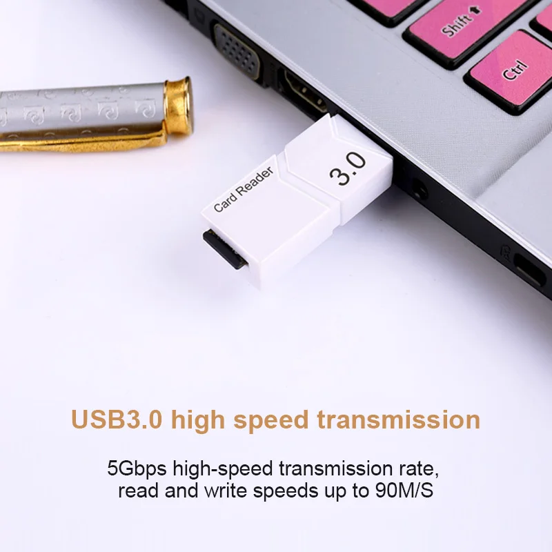 Новый Популярный Высокоскоростной USB 3 0 кардридер для TF карты адаптер конвертер