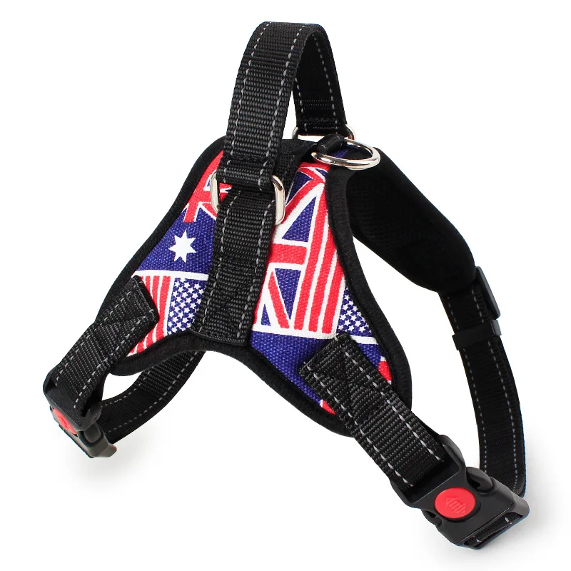 

2019 Heavy Duty Saddle Style Dog Harness for Medium Large Dogs Adjustable Padded Vest Walking Pet Lead German Shepherd Products