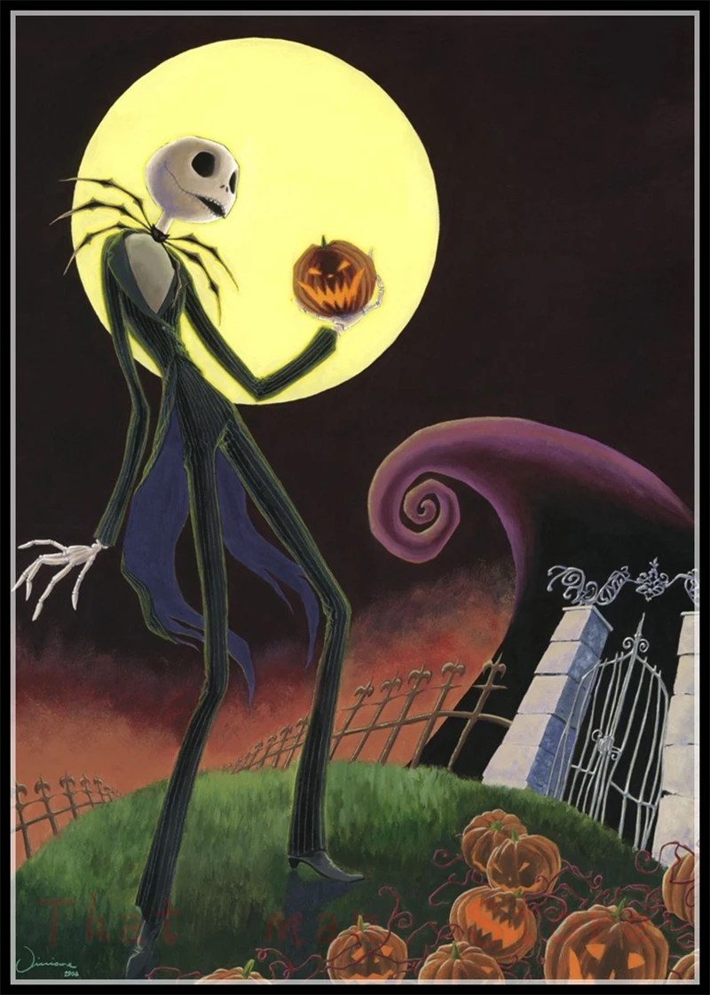 No Frame The Nightmare Before Christmas Poster