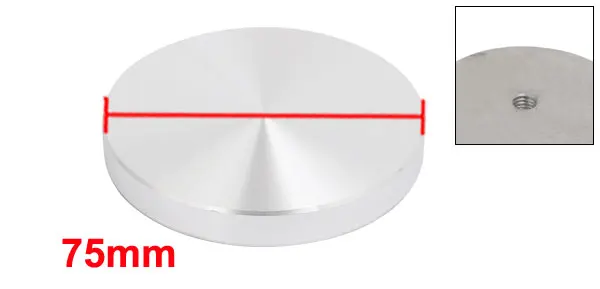 UXCELL алюминиевый диск аппаратные средства для стеклянного стола чайные столы Серебряный тон высокое количество - Цвет: M10 X 75